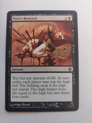 1x Pain's Reward - Belohnung des Schmerzes - Magic the Gathering MTG