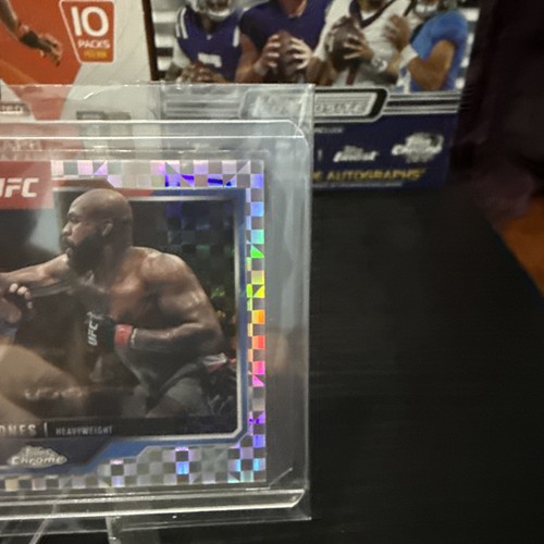 2025 Topps UFC Chrome Jon Jones X-Fractor #83 π¦π¦ Quack Quack - Foto 4 di 5