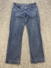 Calvin Klein Straight Leg Jeans Womens Size 6 Medium Wash Stretch Denim Mid Rise