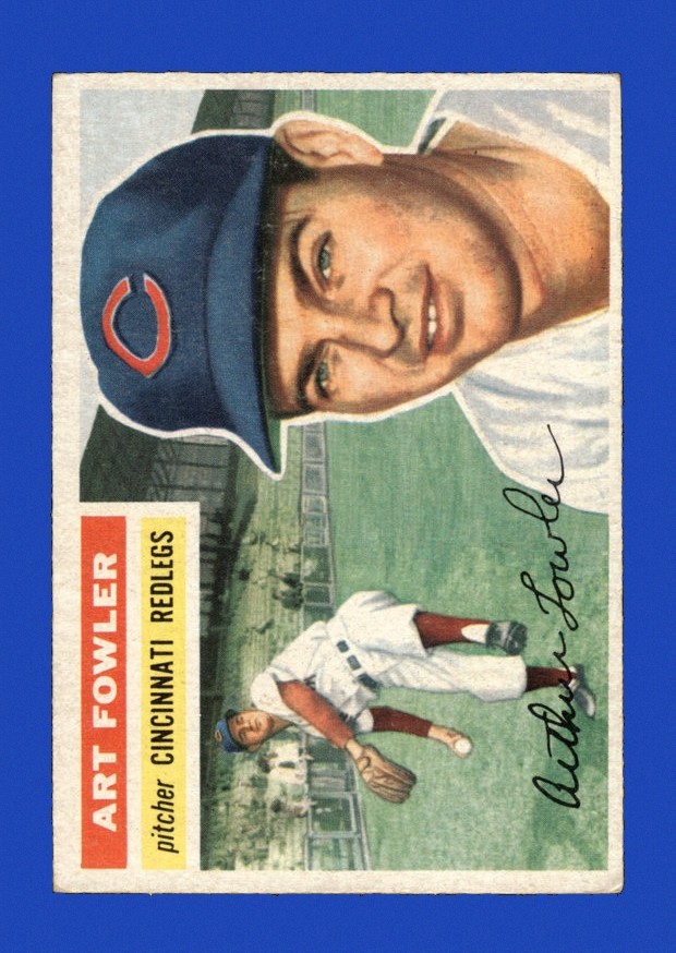 1956 Topps Set-Break # 47 Art Fowler VG-VGEX *GMCARDS*