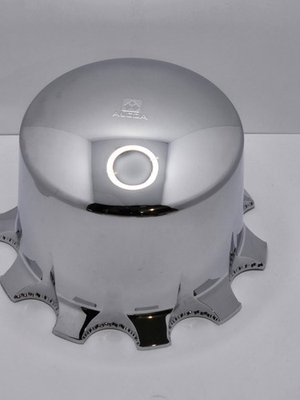 #ad Alcoa 077100 Rear Axle Hub Cover Chrome $85.00