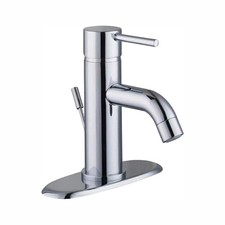 Glacier Bay Modern Single Hole Low-Arc Bathroom Faucet in Chrome, HD67732W-6A01