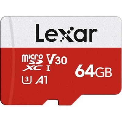 Micro SDXC Speicherkarte 64 GB mit SD Adapter, bis zu 100 MB/s Lesegeschwindi...