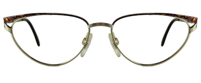 #ad Donna 703 Multi gold 56 16 135 Cat Eye Plastic Eyeglasses Rx Ready $70.00