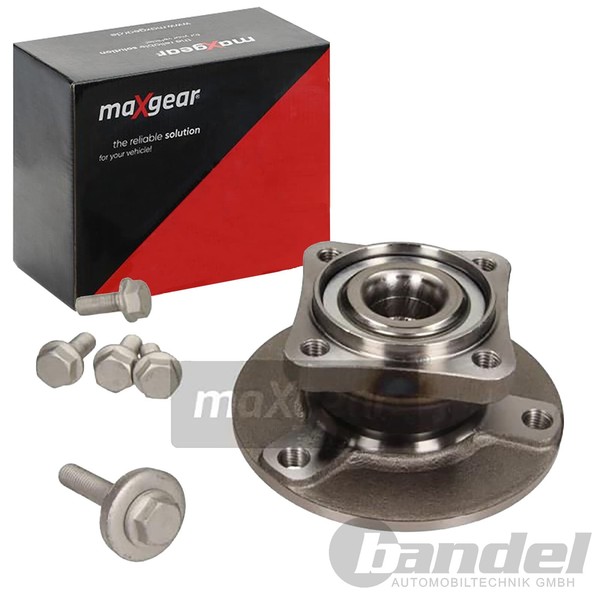 Maxgear RADLAGER-SATZ Hinterachse Passend FÜR Smart Fortwo | 33-0887-image