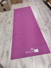 GAIAM Premium Non Slip 5mm Thick 68x24 Exercise Fitness Yoga Mat Purple 2204