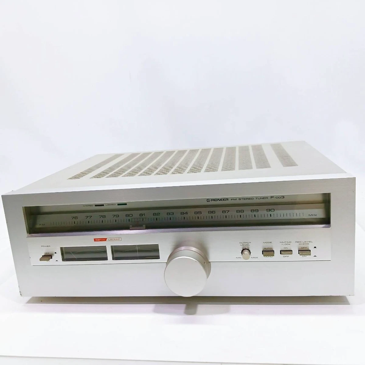Pioneer F-003 Vintage FM Stereo Tuner AC100V Radio Receiver getestet aus Japan