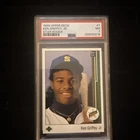Ken Griffey Jr 1989 upper deck RC #1 PSA 7 Seattle Mariners Rookie Card