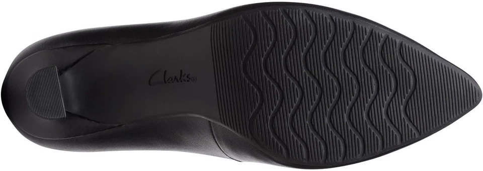 Clarks Kataleyna Gem Plum Suede Mid Kitten Heel Court Shoes Size 4 Work Evening - Image 3 of 4