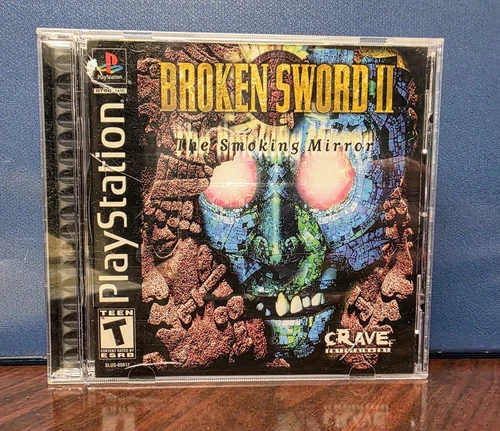 Broken Sword II the Smoking Mirror PS1 PlayStation 1 Game with Original Case