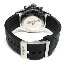 BREITLING Colt Chronograph A13388 White Gray SS Rubber Men's Watch Used 6