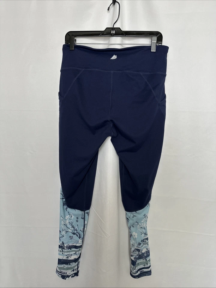 Free2B Mujer Leggings Pantalones Yoga Azul Marino Talla-L #2190 Foto 4 de 4