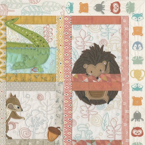 Anita Goodesign Animal Adventure Ecken & Bordüren Stickdesign CD - Bild 2 von 7