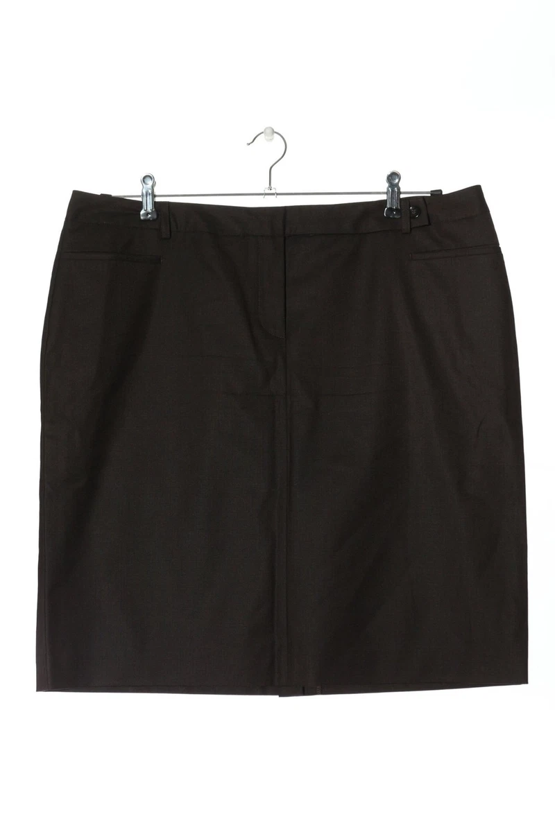 Jupe Fantaisie TISSAÏA Taille 44 - Style Crayon, Doublée, Motif Moucheté Noir Et Blanc