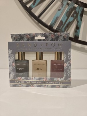 SAND AND FOG EDP OIL DISCOVERY SET OF 3,15 ML EACH,NEW SEALED PACK