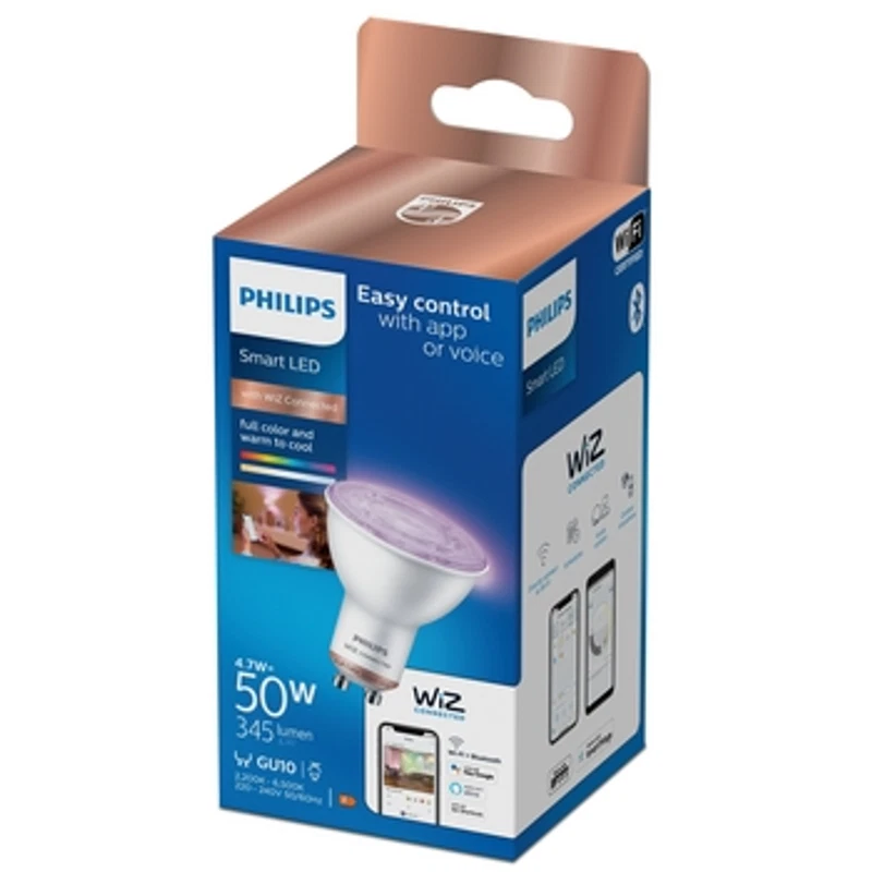 8720169296800 Żarówka Philips Smart Led 4,7W GU10 Signify Poland sp. z o.o. - Photo 1/1