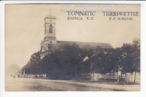 RUMÄNIEN , TIMIS BANAT , FOTOKARTE TRIEBSWETTER , TOMNATIC , 1919 Q