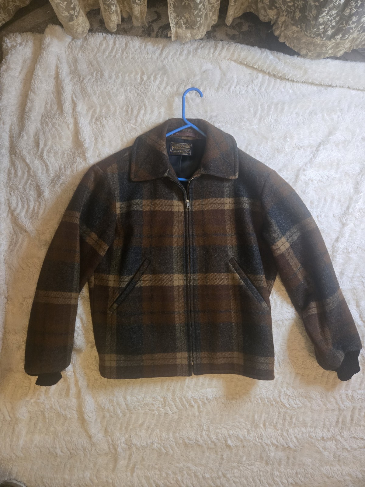 Pendleton Vtg Ricky Jacket Pendleton Wool Zip Fro… - image 10
