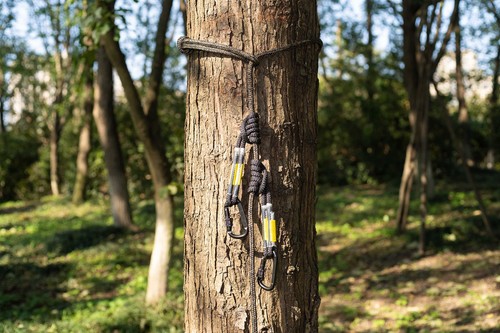 Hunting Safety Rope 30ft with Two Prusik Knots and Carabiners for Hunters to ... - Picture 6 of 6