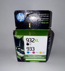 HP 932XL/933 (N9H62FN) Cyan/Black/Magenta/Yellow Ink Cartridge Brand New In Box