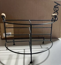 CTW Home Collection Cutting/Charcuterie Board Rack/Stand Wood Handle 9-3/4” Tall