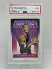 2023 Topps Chrome #D1 - Victor Wembanyama - Destiny RC - PSA 9