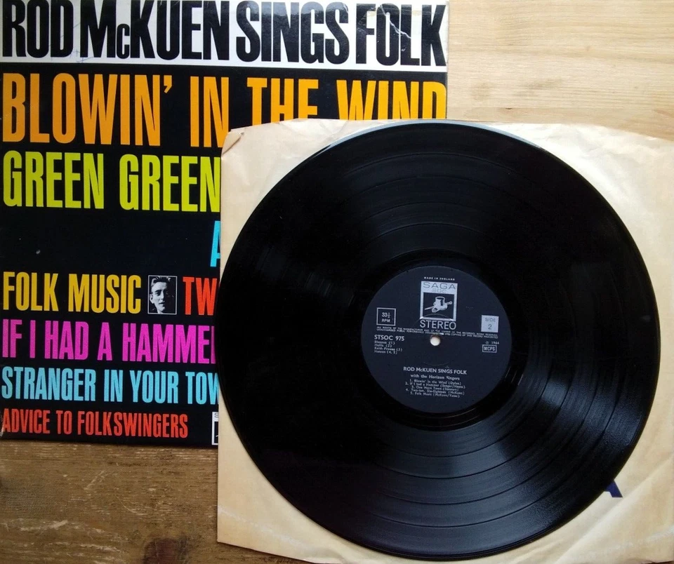 Rod McKuen Sings Folk with the Horizon Singers VG Vinyl LP Record Album SOC975 - Image 4 of 4