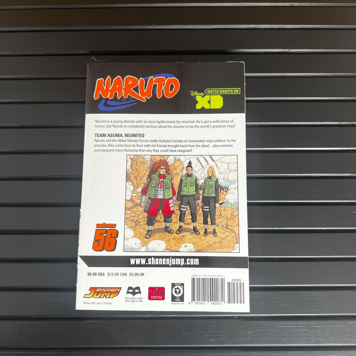 NARUTO漫画 Amazon.com: Naruto, Vol. 56: Team Asuma, Reunited