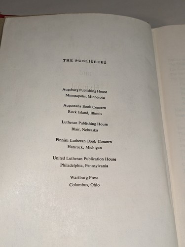 Service Book and Hymnal Lutheran Church in America, Music Edition 1958 - Picture 7 of 9
