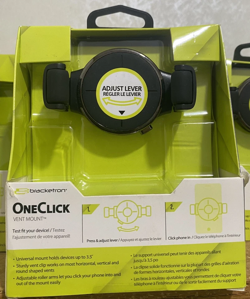 Soporte de ventilación de abrazadera Bracketron OneClick se adapta a dispositivos de hasta 3,5" Foto 4 de 4