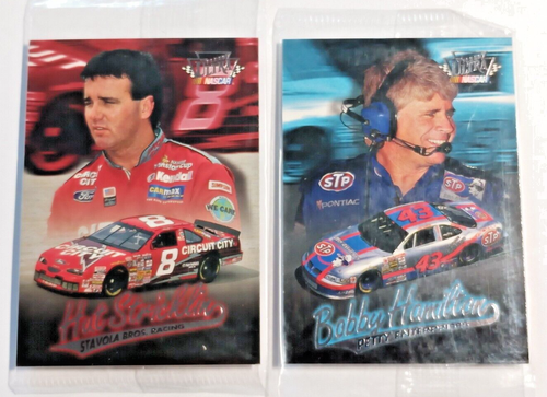 Nascar Bobby Hamilton Hat Stricklin 1997 Fleer Trading Cards Sealed - Bild 1 von 2