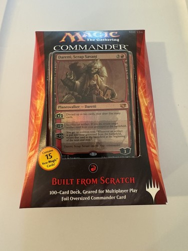 Magic the Gathering Commander Built From Scratch, Unopened Edh Sealed - Picture 1 of 4