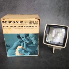 GAF Pana-Vue Automatic Lighted 2x2 Slide Viewer w/ Original Box Tested