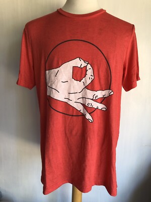 OK The Circle Game OKAY Hand Men's Novelty T-Shirt by Cincy Shirts Size Large