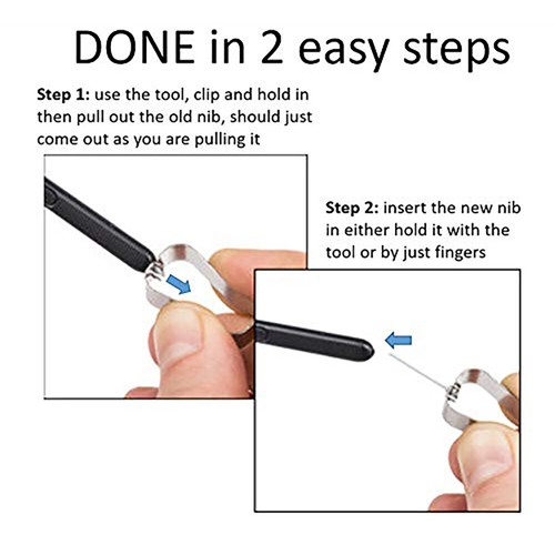 Embouts stylet tactile plumes avec clip métal pour embouts stylet Samsung Note 20 /Note 10 S - Photo 6 sur 14