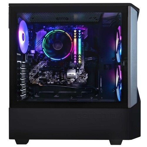 B450M Dark Castle Desktop Computer, AMD Ryzen 7 Gen 5, 16GB, +1TB HD 1TB SSD - Picture 5 of 12