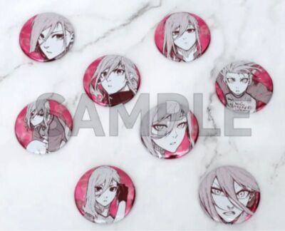 Blue Lock Exhibition 2023 Hyoma Chigiri Tin Badge Complete Set of