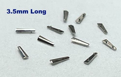 Watch SILVER NICKEL PLATED Dial Hour Markers 12 Indices Indexes Numerals Bars - Picture 2 of 3