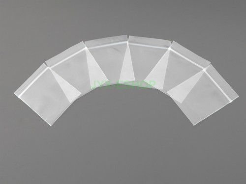 100 Small Reclosable Packing Zipper Bags 1.2" x 1.5" (30mm x 40mm) 4 Mil Thick - Picture 3 of 12