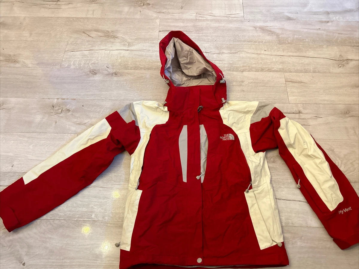 Ladies red cheap north face jacket