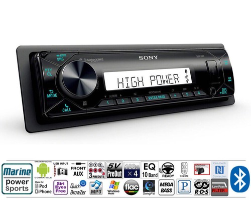 Receptor de medios digitales SONY DSX-M80 AUXILIAR USB EQ Bluetooth iPhone Amplificador 100Wx4 - Imagen 2 de 6