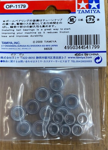 Tamiya 54179 M-05 FWD Chassis Bearing Set Ball Race 1/10 RC NIB - Picture 3 of 3