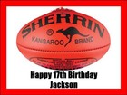 Football Sherrin Edible Cake Topper Icing Cake Decorations (2 Sizes)