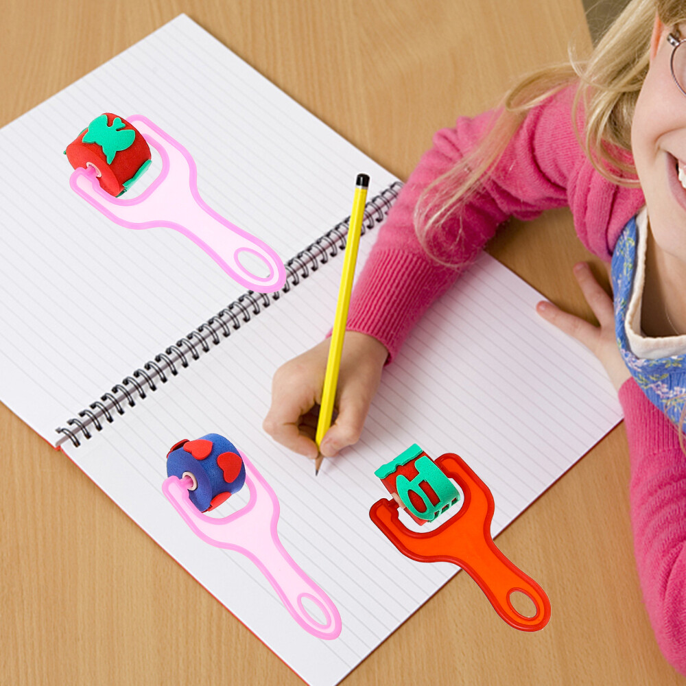 MAQIHAN 22 Runde Schwamm-Pinsel Set – Für Kinder, Acrylmalerei & Basteln | Verschiedene Größen