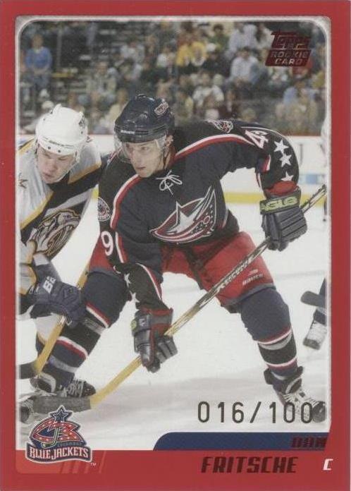 2003-04 Topps Traded - Dan Fritsche #TT101 Red /100 (RC) for sale ...