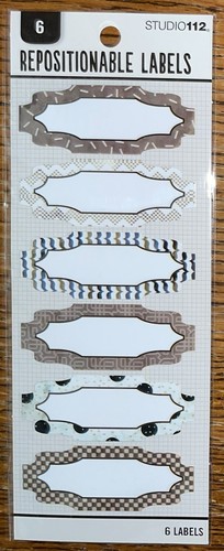 K&Company Studio 112 ~Reposition-able Labels Tags Birthday Christmas 3D Stickers - Picture 3 of 4