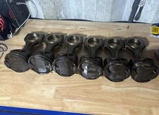 01-08 BMW E46 M3 Z3 Z4 ///M S54 3.2L Engine Piston and Connecting Rod Set 6 OEM