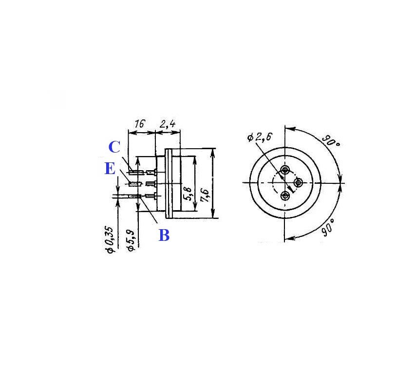 4 Pezzi Transistor 2SA990 / A990 (NOS - Nuovi Vecchi Stock)