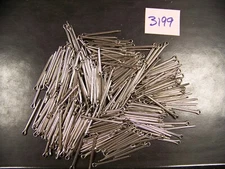 STAINLESS COTTER PIN, SPLIT, LOT OF APPROX 274 EA (ITEM #3199)