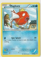 Magikarp 19/98 2015 Pokemon card Ancient Origins XY Series Common Water Basic